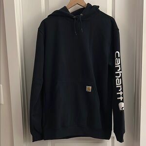 Carhartt Men's Navy Hoodie